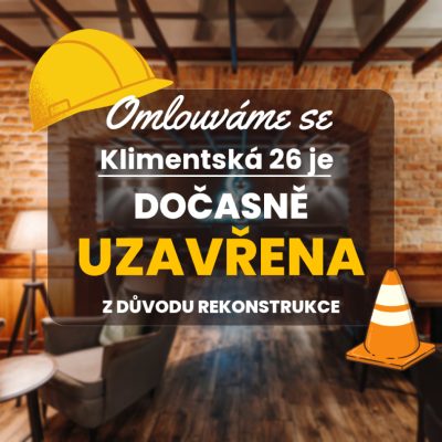 Rekonstrukce pobočky Klimentská 26